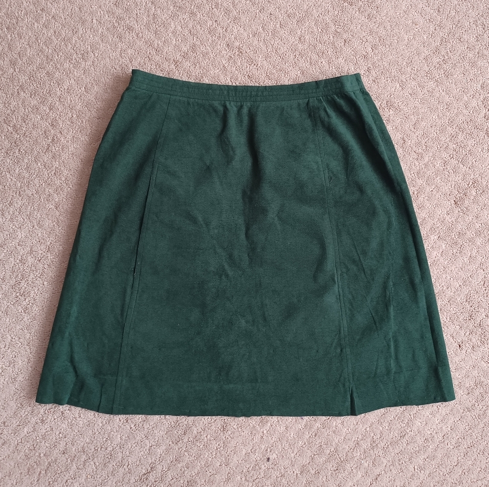 Women's Vintage 70s UltraSuede A-line Skirt